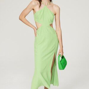 Louna Halter Cutout Midi Dress